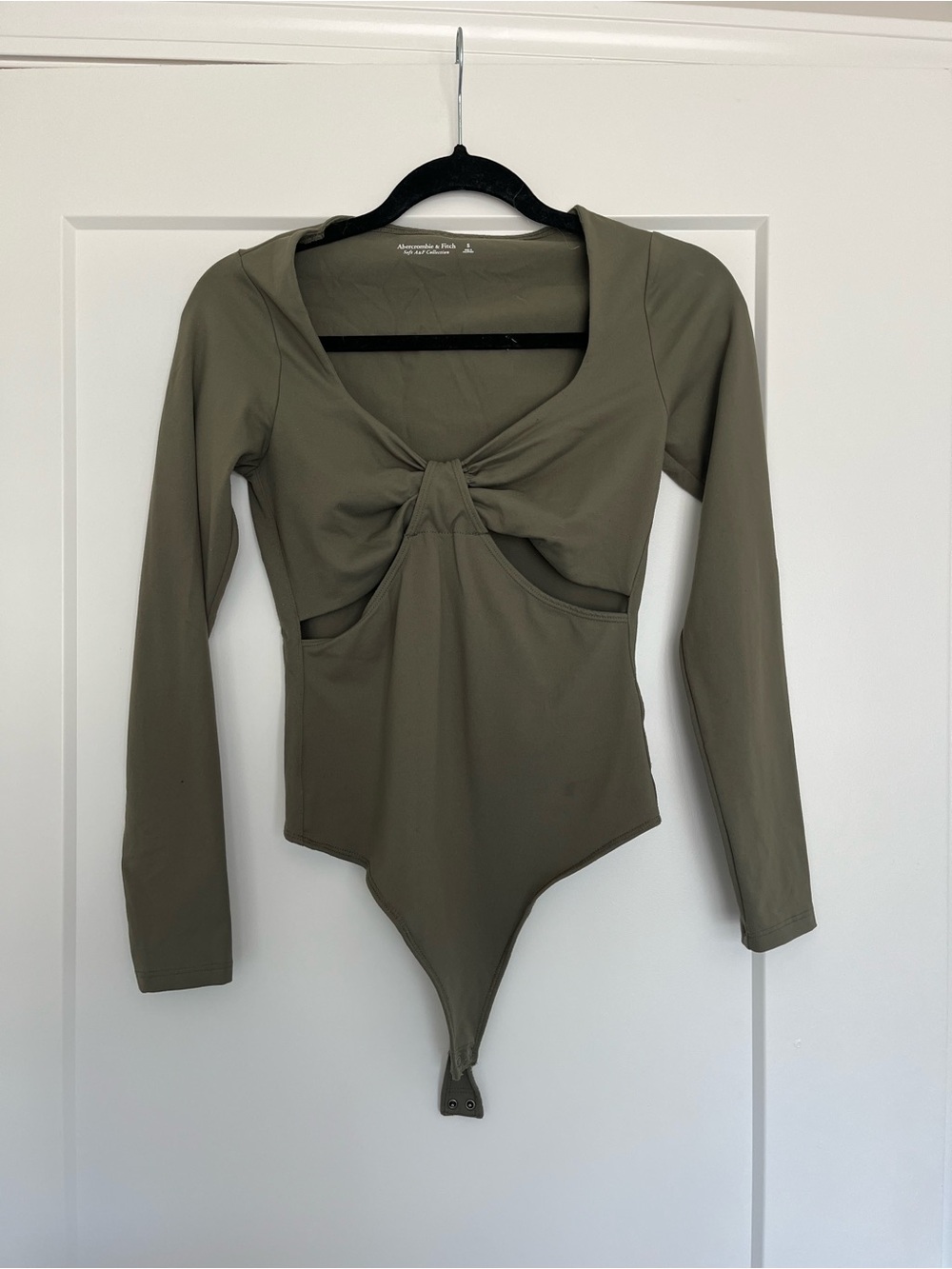Abercrombie & Fitch Soft A&F Collection Bodysuit in olive green | Size M